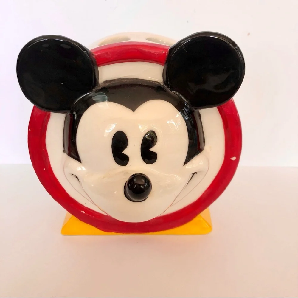 Vintage Mickey Mouse toothbrush holder or pencil or flowers or brushes :)